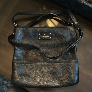 Kate Spade Black Leather Shoulder Bag